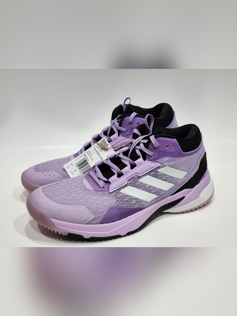 Adidas Crazyflight 6 Mid Indoor Volleyball Shoes Purple HP7031 Women's Size 10